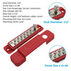 Auto Marine 12 Way Bus Bar Power Distribution Terminal Block