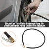 Car Motorcycle Tire Inflator Pump Hose with Locking Air Chuck / 60cm 23.62" /