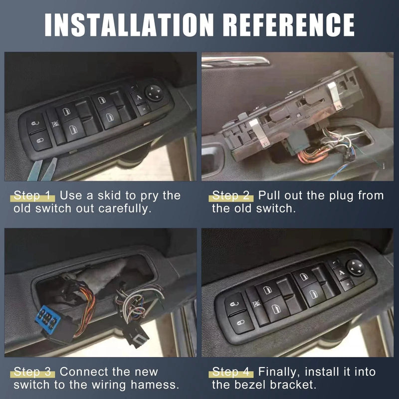Peugeot 206 Driver Side Power Window Switch (2000-2008)