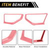 Jeep Wrangler JL JLU (2018-2024) Pink A Pillar Speaker Cover Trim