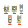 70X Metal U-Type Base Fender Bumper Fastener Clips