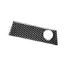 Audi A4 A5 Carbon Fiber Black Console Cigarette Lighter Trim Cover (2016-2023)