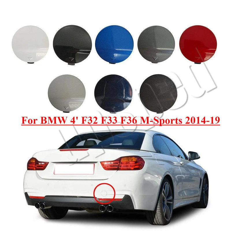BMW 4 Series Rear Bumper Tow Hook Eye Cover Cap (2014–2019)