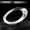 Ford (DS7Z17E811AA) Chrome Silver Tone Left Right Fog Light Bezel Set