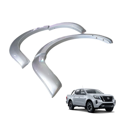 Nissan Navara Front Silver K23 Fender Flares (2021-2022)