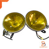 DJ199 3" Yellow Lens Universal Halogen Fog Light Spot Lamp H3 12V 55W