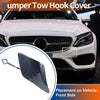 Mercedes-Benz Front Car Bumper Tenorite Grey Tow Hook Cover (2012-2018)