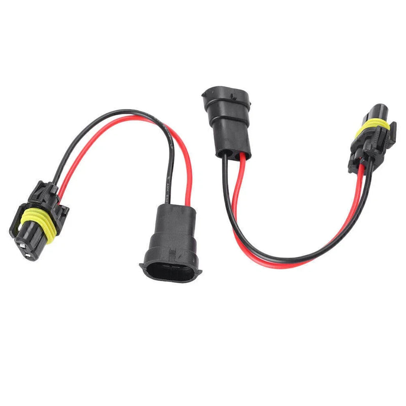 Make & Model 9006 to H8 H11 Fog Light Conversion Wire Harness Socket Adapter
