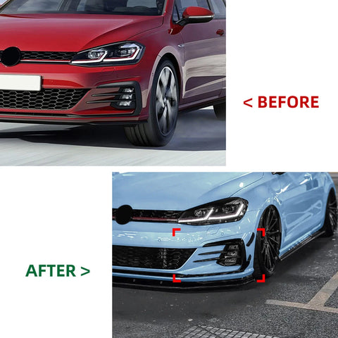VW Golf 7.5 GTI Gloss Black Side Air Vent Trims (2017-2020)