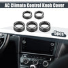 Honda Accord Sedan Sport 5 x AC Knob Ring Covers (2018-2023)
