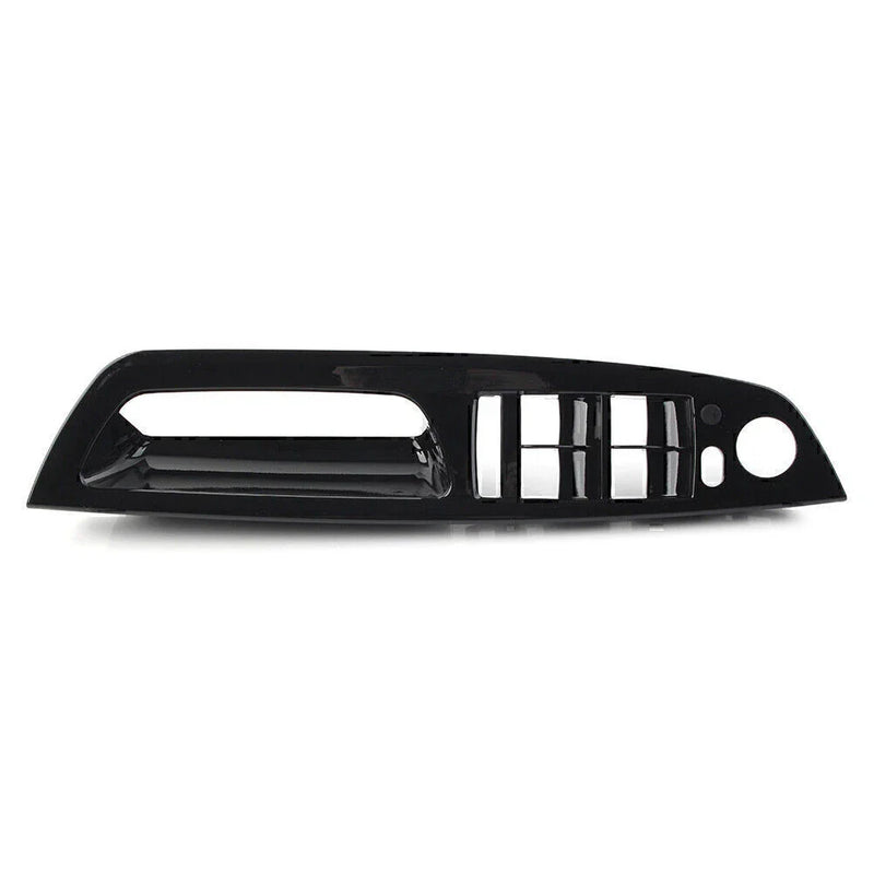 BMW X5 X6 E70 Black ABS Inner Door Handle Trim Cover (2007-2013)