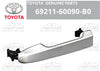 TOYOTA CAMRY HANDLE ASSY REAR DOOR OUTSIDE RH/LH