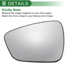 Ford Kuga Left Side White Heated Mirror Glass (2019-2023)