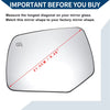 Ford Escape Heated Left Side Mirror Glass (2008-2012)