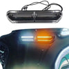 Harley Touring Tri Glide 2014-2023 Yellow 2 x Fairing Air Vents LED Light