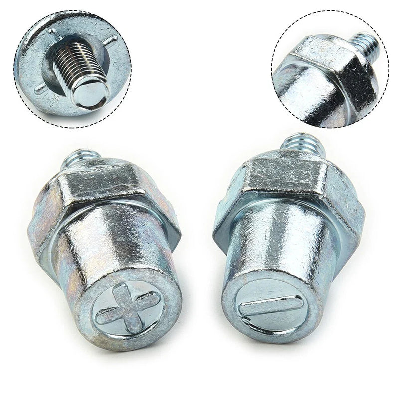 Vehicle Zinc-Alloy Battery Side Terminal Charging Posts / 2 x / 8mm-Positive