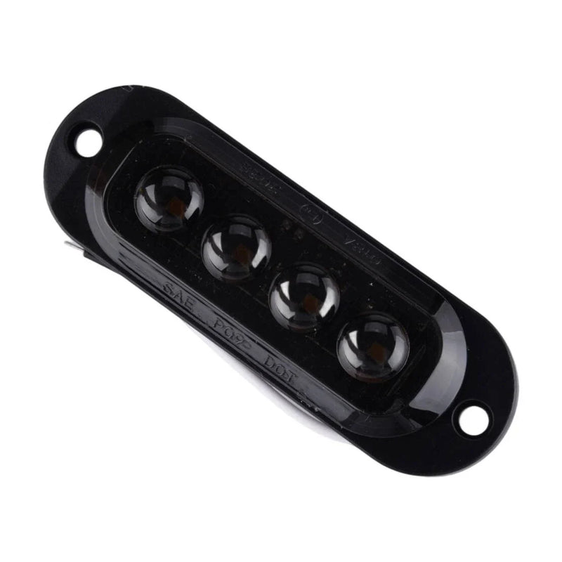 Universal Use White Light Fender Side Marker Turn Signal Light