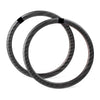 BMW E90 3 Series Carbon Fiber Look Door Speaker Frame Covers (2006-2011)