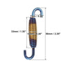 Motorcycle 56mm Stainless Steel Multicolor Exhaust Pipe Spring Hook