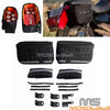 Harley Softail Dyna Waterproof Luggage Bag Saddlebags w/ Reflectors