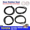 Door Rubber Seal Weatherstrip Set 4 Fits Toyota Corolla KE10 4D SED 1966-70 D05