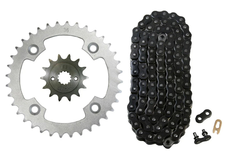 Suzuki LT-R450 Quadracer 520x96 O-Ring Drive Chain & 14/36 Sprockets