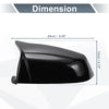 BMW 5 Series E61 F10 F11 Gloss Black Rearview Mirror Cover Cap (2005-2017)