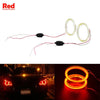 Universal Car 70MM 12V LED Halo Ring DRL Fog Headlights