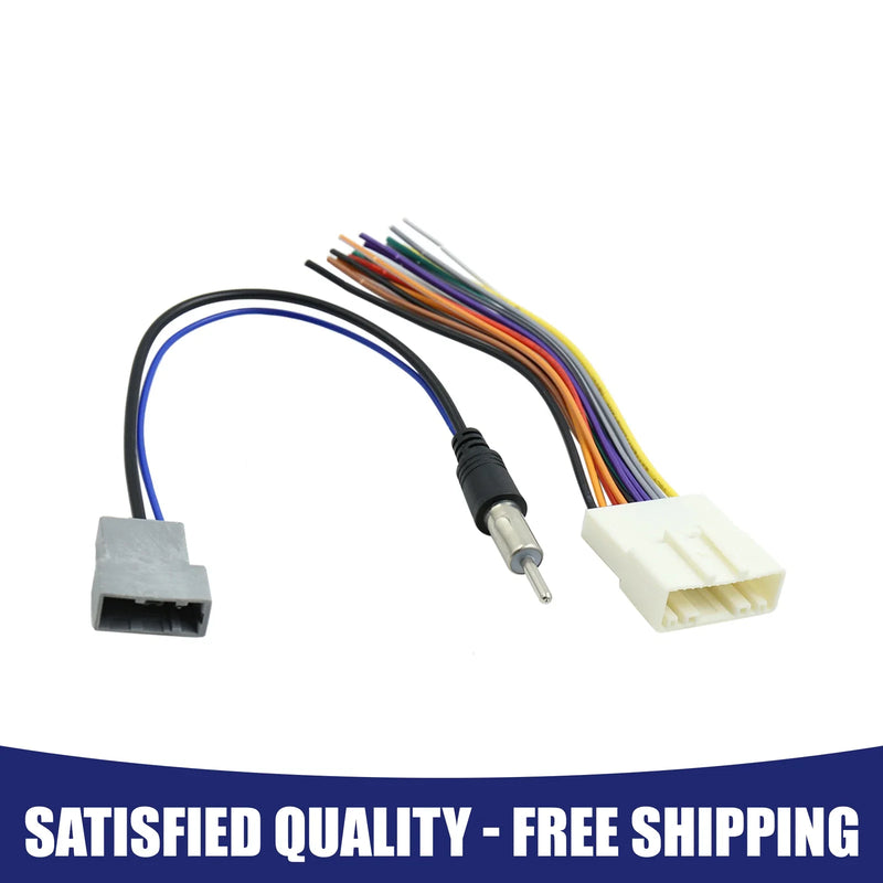 Nissan DVD Radio Wire Harness & Antenna Adapter