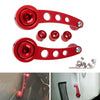 Truck Pickup Door - Red 2 x Billet Aluminum Window Crank Handles