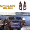 Toyota RAV4 3 x Wood Grain Center Console Frame Cover (2006–2012)