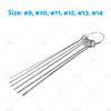 All Spray Gun Systems 17PCS Spray Gun Cleaning Brush Kit