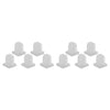 Car 100pcs White Plastic Bumper Fender Push Clip Rivets (Various Years)