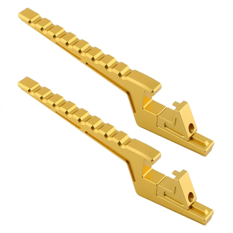 Surron Light Bee X / S X / L1E Gold Passenger Foot Peg Extensions (2020-2023)