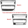 BMW 3 E90 05-12 Carbon Fiber Center Console CD Player Panel Cover Trim fit