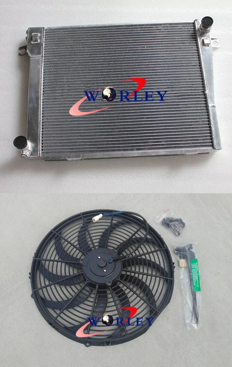 BMW 3 E30 320i 323i 325i M20 Aluminum Radiator & Fan (1986-1993)