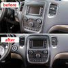 Dodge Durango Carbon Fiber ABS GPS Console Frame Trim (2014-2020)