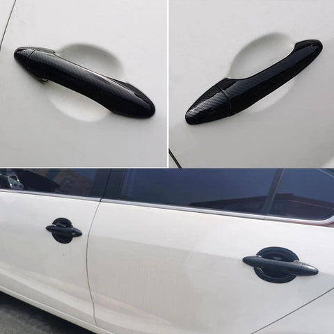 Kia Forte K3 Carbon Fiber Door Handle Trims (2013-2015)