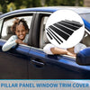 Toyota RAV4 (2019-2023) Black 10 Pcs Window Trim Covers