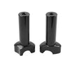 Harley Dyna Sportster Softail 4.5" Black Straight Handlebar Risers