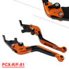 Honda ADV150 CNC Orange Extendable Brake Clutch Levers (2019-2020)