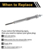 Glow Plug Diesel Silver Tone Steel 1 Pc