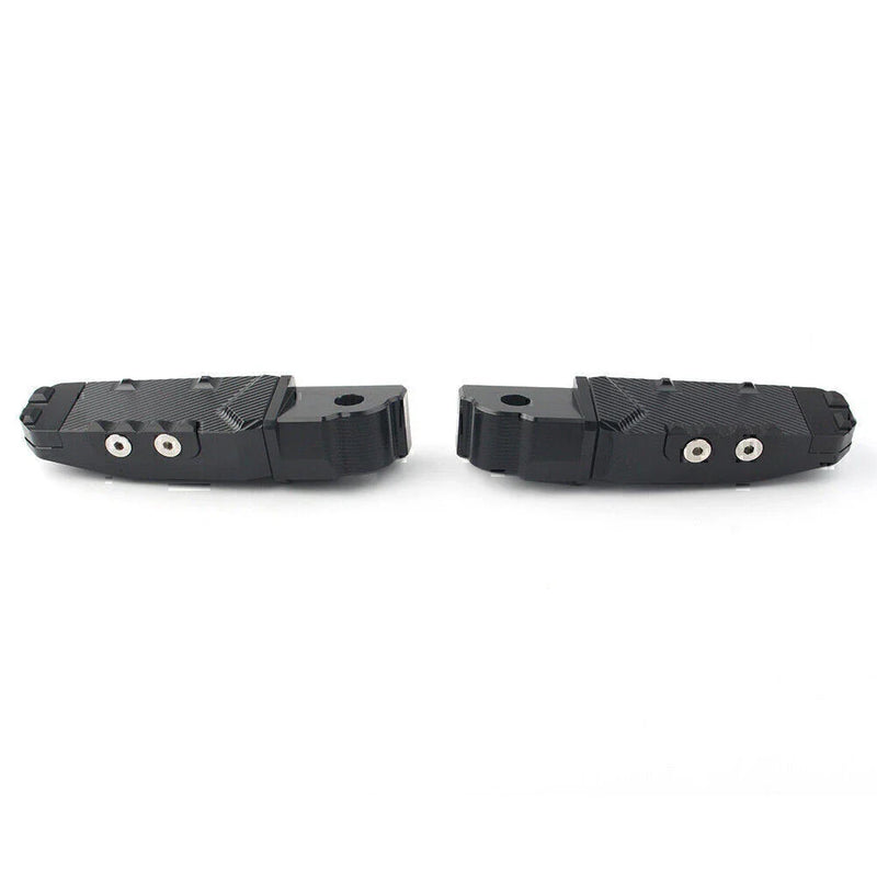 BMW S1000RR CNC Aluminum Black Rear Passenger Foot Pegs (2009-2023)