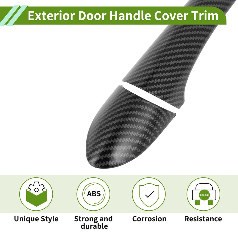 Hyundai Sonata (2011-2015) Carbon Fiber Exterior Door Handle Cover Trim