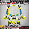 Suzuki LT 80 QUAD ATV Custom Graphics Kit Decals