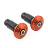 Dirt Bike Orange Motorcycle 7/8" Handlebar End Cap Grip Plug