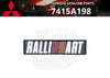 Mitsubishi Rear Emblem Badge