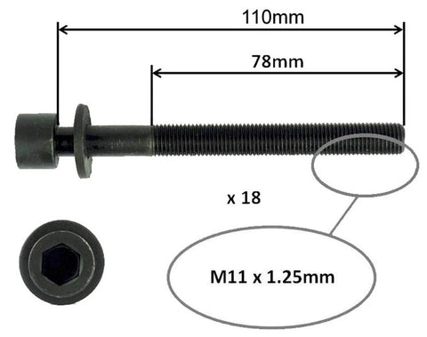 Nissan Navara D22-D40 2.5L YD25 Head Gasket + Head Bolts (2008–2015)