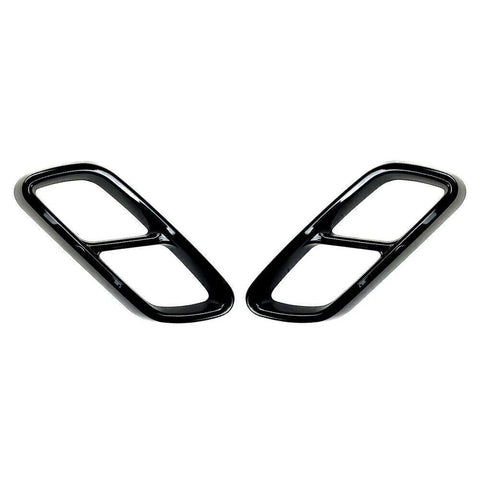 Mercedes Benz C-Class ABS Rear Exhaust Muffler Tail Pipe Covers (2022-2023)