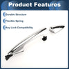 Kia Rio (2011) - Silver Tone, 1 Pc Front Right Exterior Door Handle